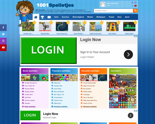 1001 Spelletjes Logo