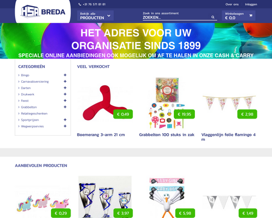 HSA Bingoartikelen Logo