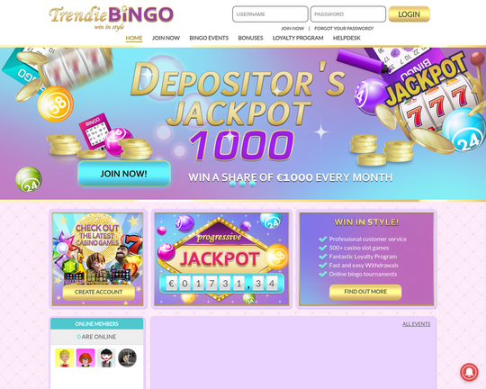 Trendie Bingo Logo
